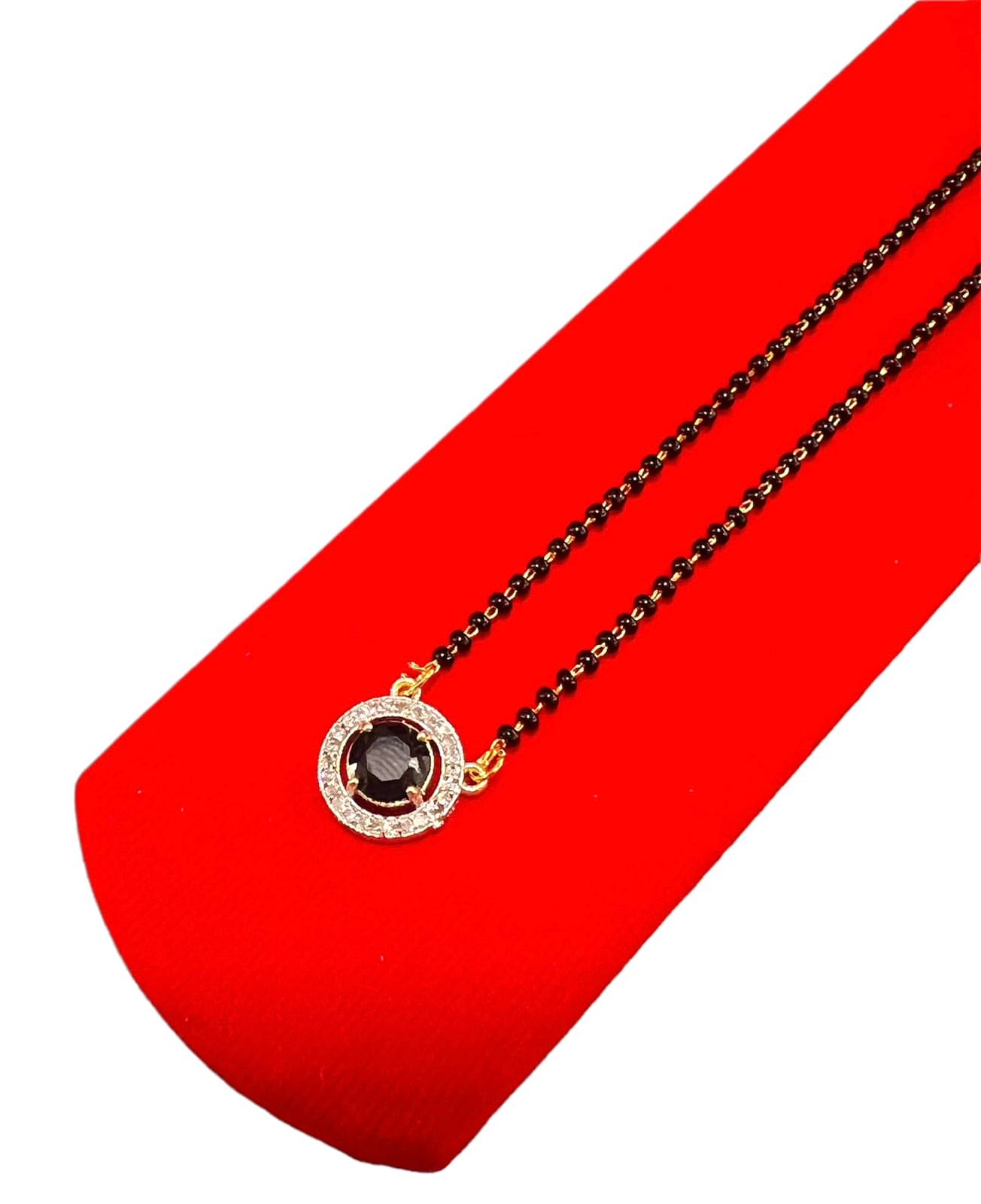     			AKLINA Black Mangalsutra ( Pack of 1 )