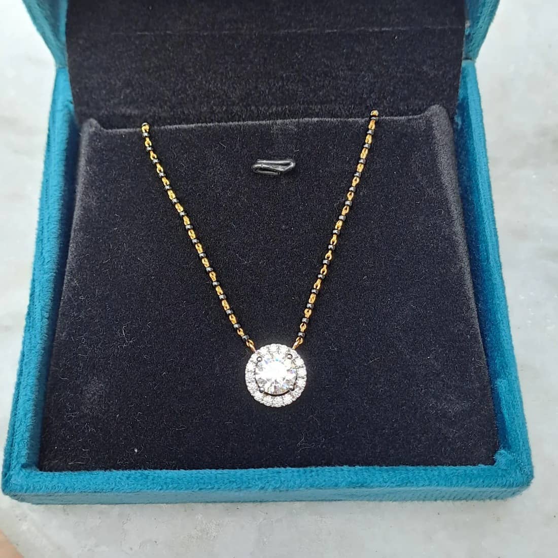 AKLINA White Mangalsutra ( Pack of 1 )