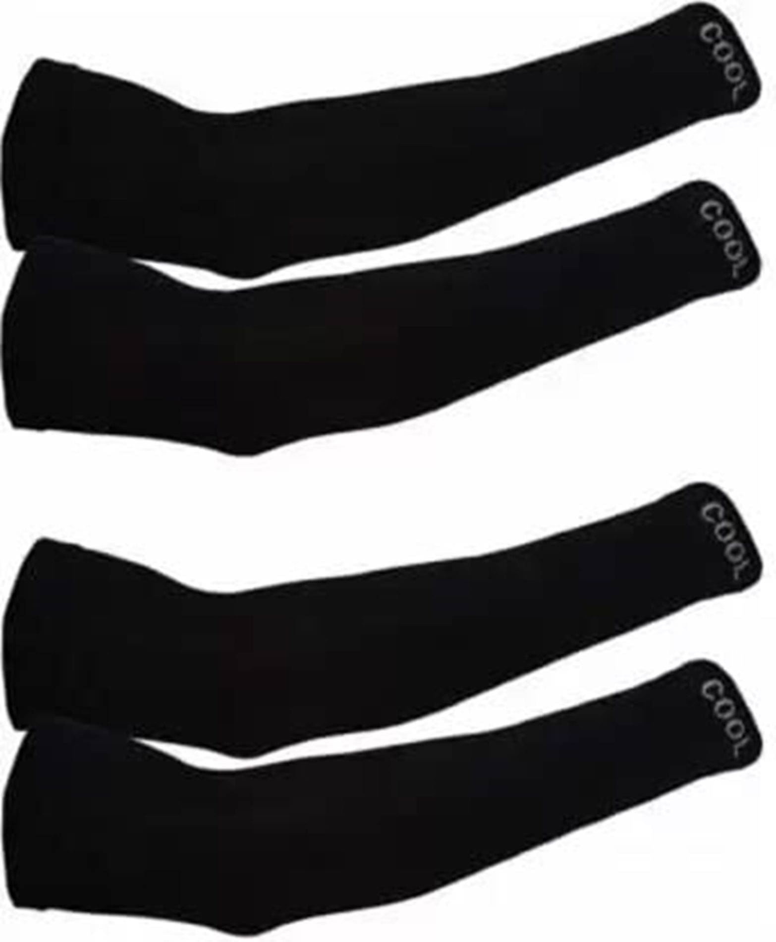 ATIPRIYA Black Solid Riding Sleeves ( Set of 2 ) ATIPRIYA Black Solid Riding Sleeves ( Set of 2 )