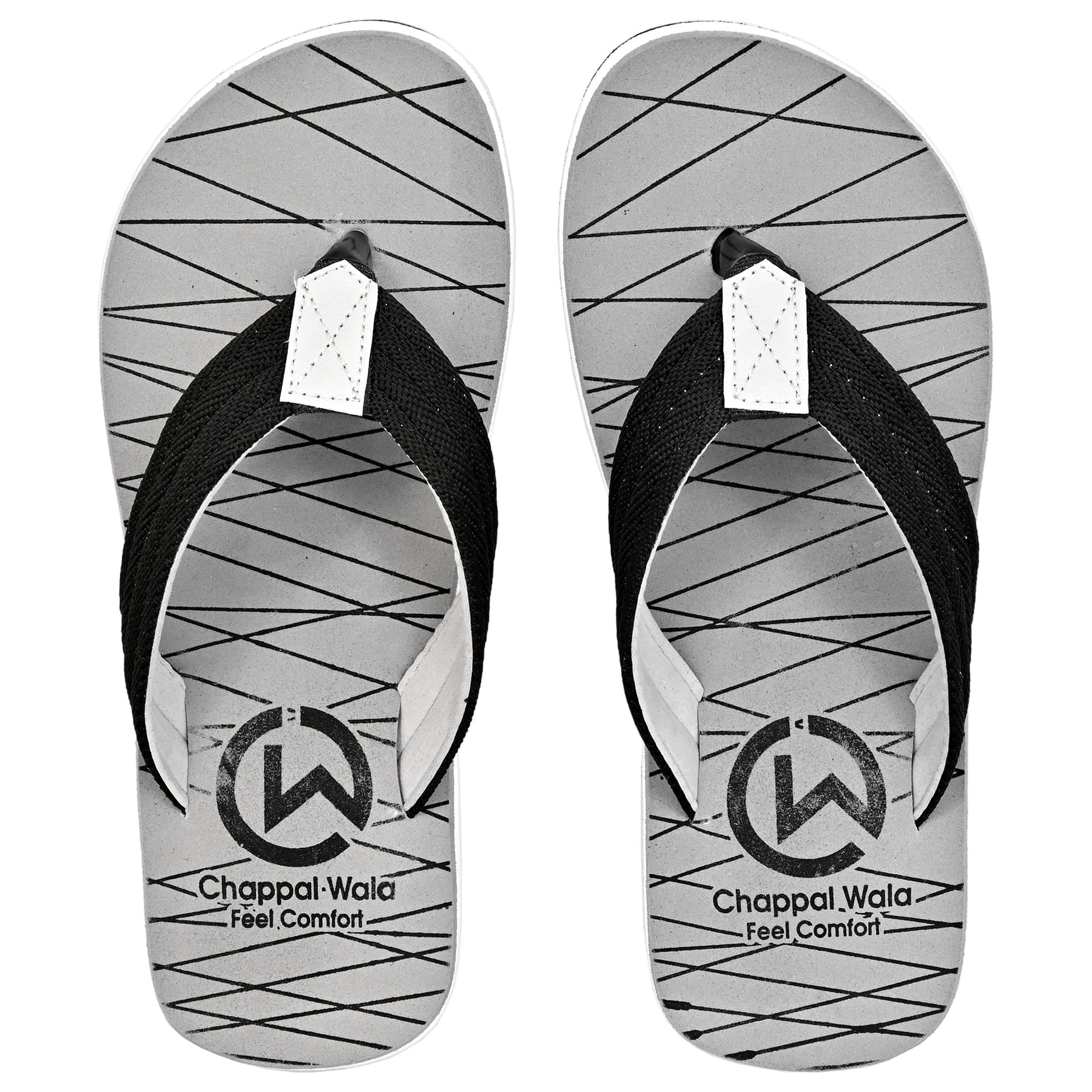     			Chappal Wala Grey Men's Thong Flip Flop