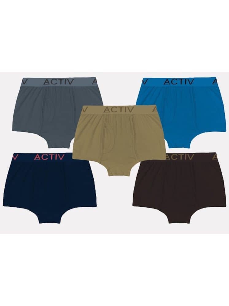 HAP Pack of 5 Boys 100% Cotton Boxers ( Multi Color ) - Nightwear & Loungewear | Buy online on ZillyBuy