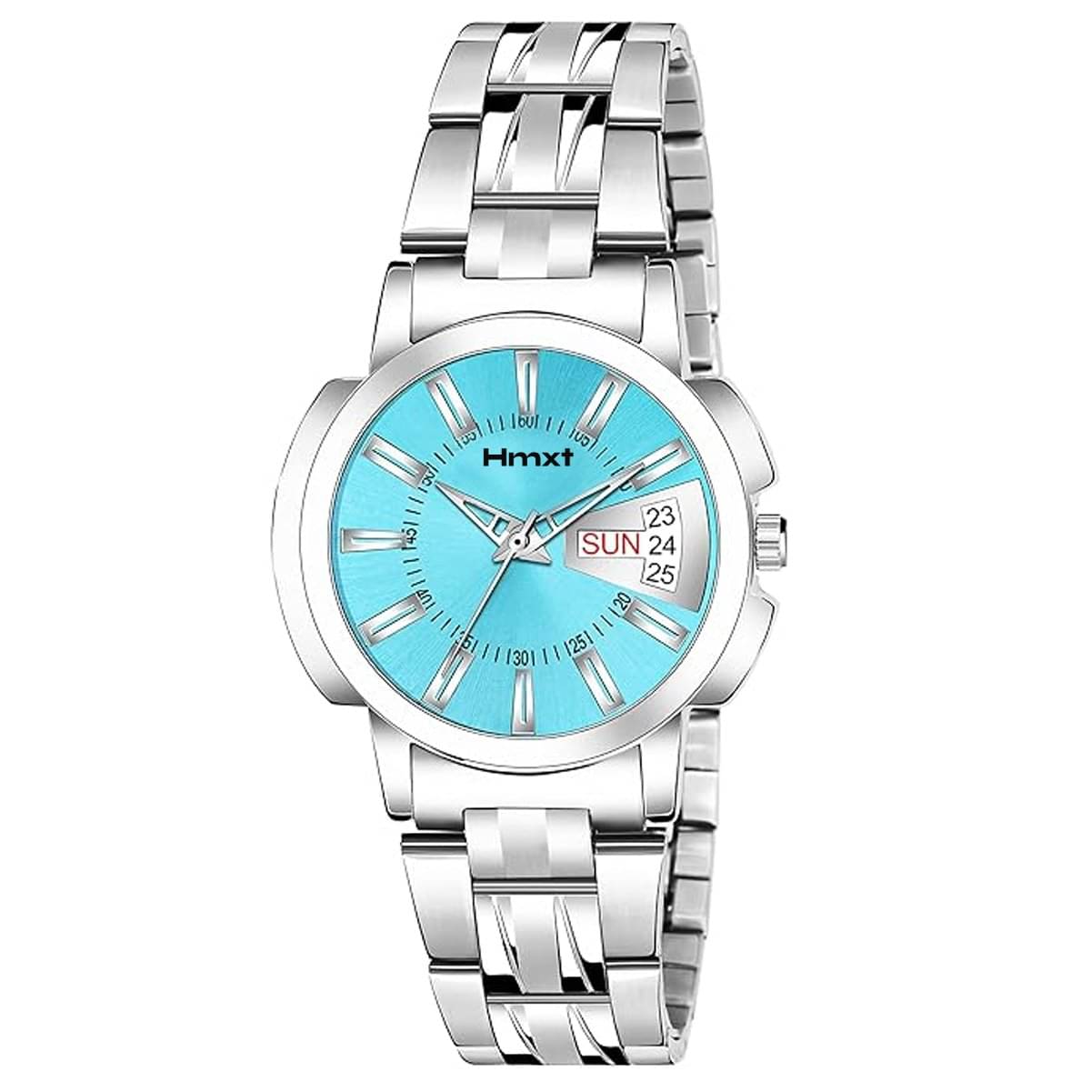     			HMXT Silver Stainless Steel Analog Womens Watch