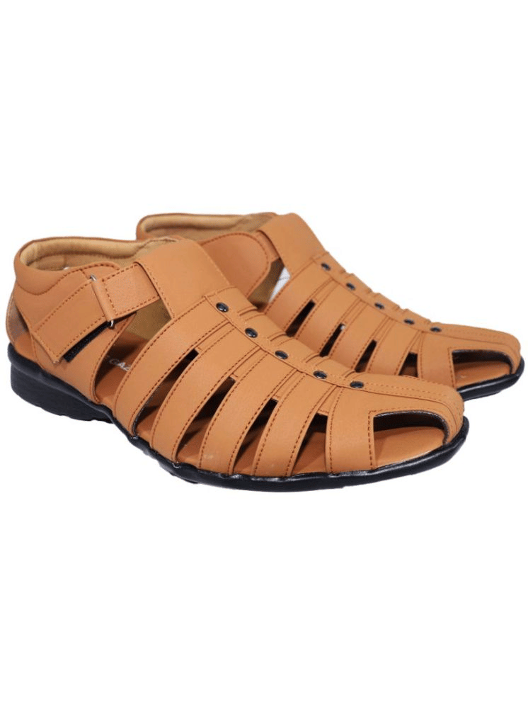 INFINITRENZ - Beige Men's Sandals