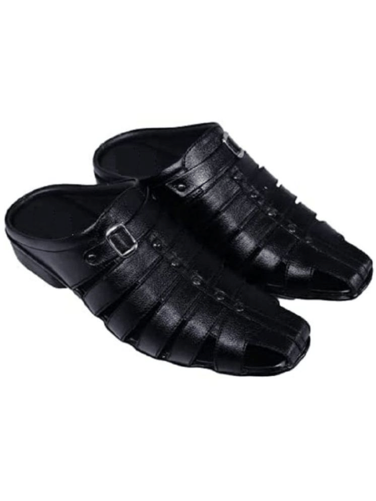 INFINITRENZ - Black Men's Sandals