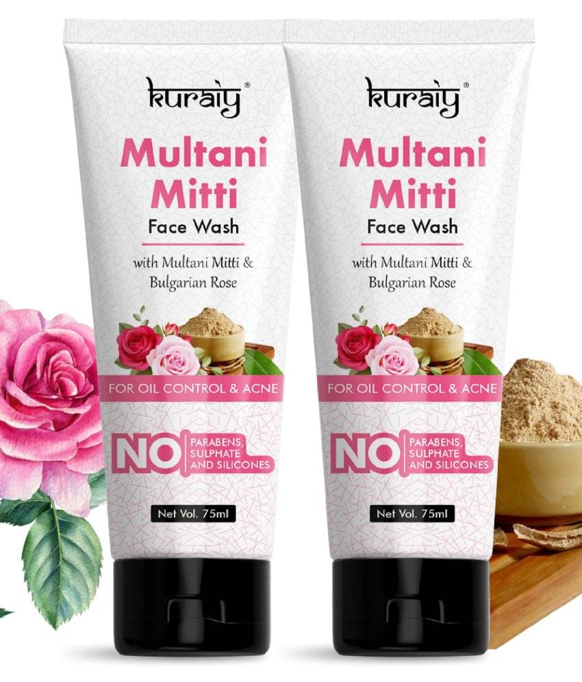     			KURAIY - Multani Mitti For Tanning & Pigmentation Face Wash (75 ml)
