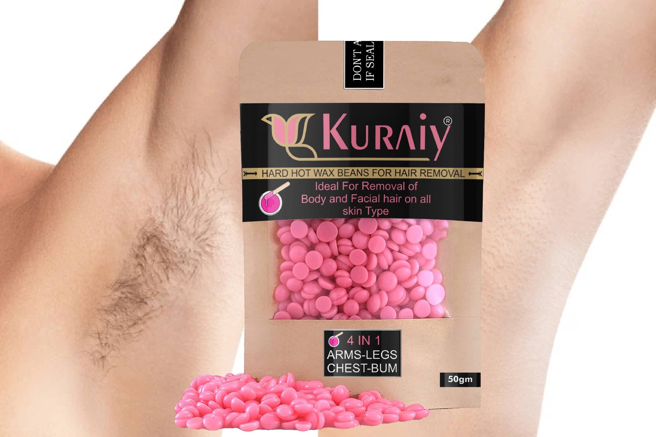 KURAIY Waxing Kit 50 g KURAIY Waxing Kit 50 g