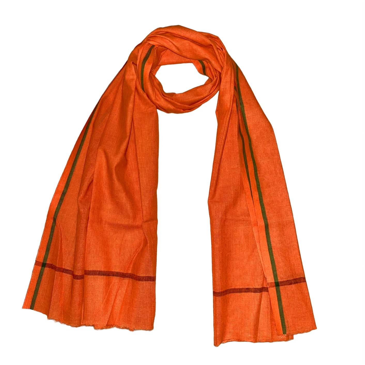     			Mk weaves Cotton Solid Below 300 -GSM Bath Towel ( Pack of 1 ) - Orange