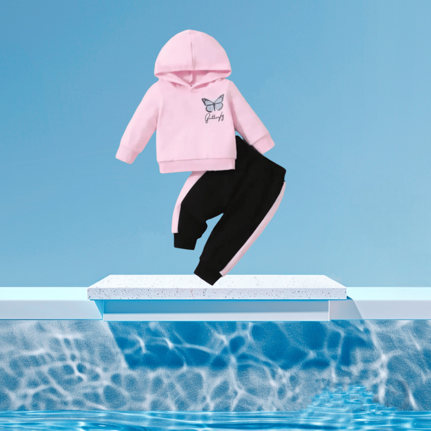 ODIMENT Pack of 1 Girls Cotton Blend Top With Pajama ( Pink )
