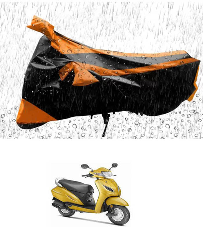 RONISH Bike Body Cover for Honda Activa 5G ( Pack of 1 ) , Orange