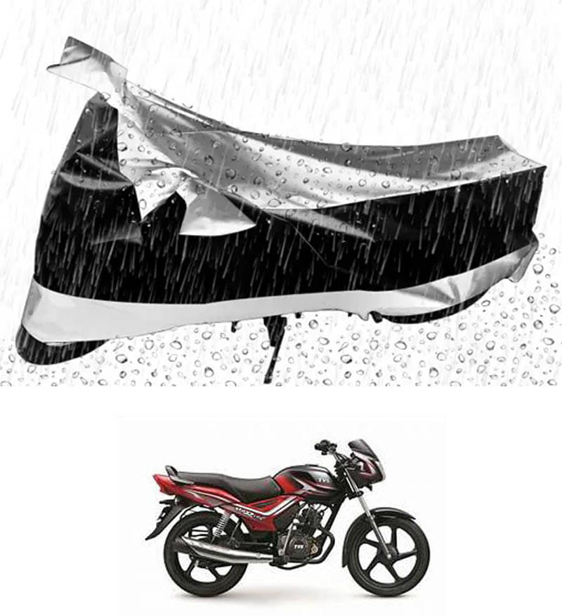 RONISH Bike Body Cover for TVS Star City ( Pack of 1 ) , Silver RONISH Bike Body Cover for TVS Star City ( Pack of 1 ) , Silver