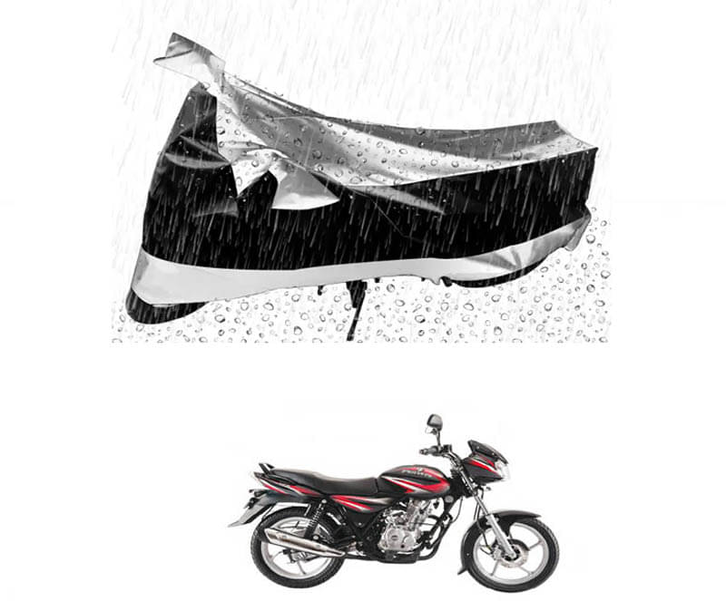 RONISH Bike Body Cover for Bajaj Discover ( Pack of 1 ) , Silver RONISH Bike Body Cover for Bajaj Discover ( Pack of 1 ) , Silver