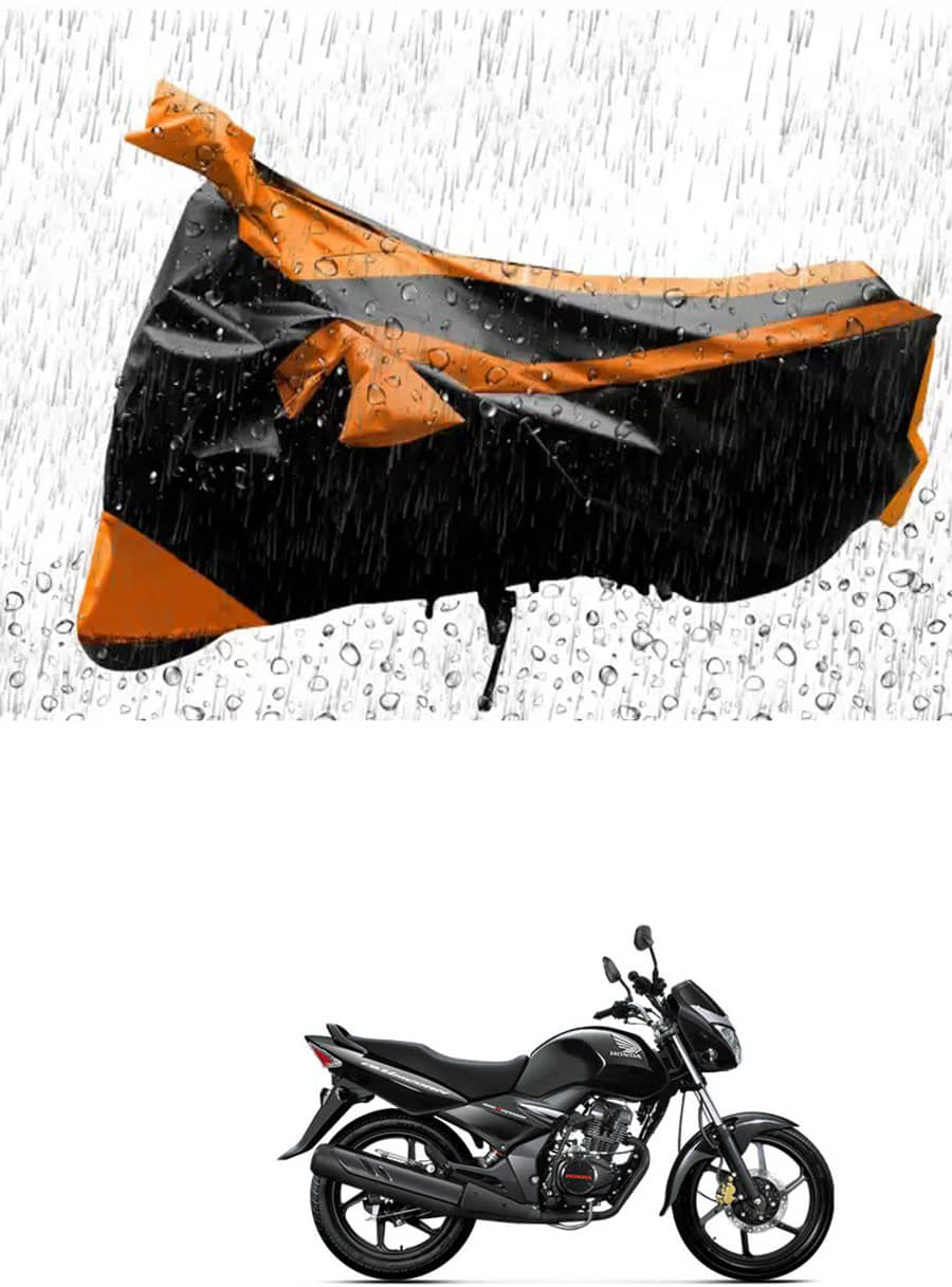 RONISH Bike Body Cover for Honda CB Unicorn 150 ( Pack of 1 ) , Orange