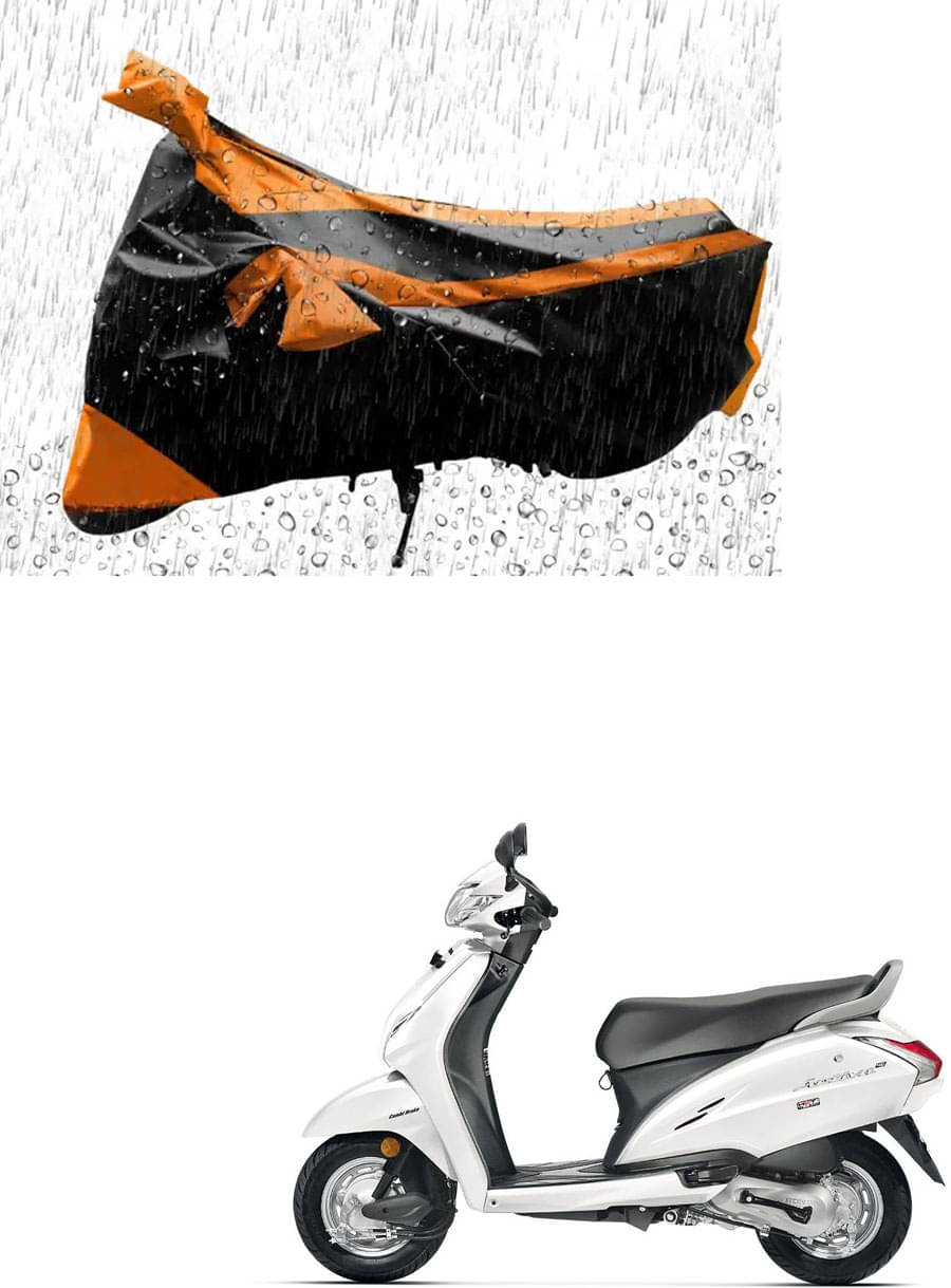 RONISH Bike Body Cover for Honda Activa 4G ( Pack of 1 ) , Orange RONISH Bike Body Cover for Honda Activa 4G ( Pack of 1 ) , Orange