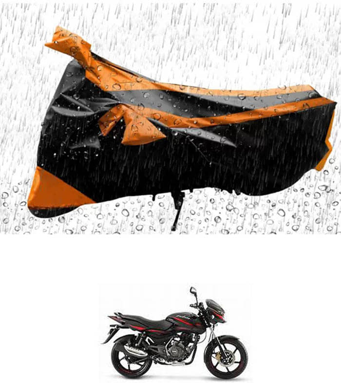 RONISH Bike Body Cover for Bajaj Pulsar 150 ( Pack of 1 ) , Orange
