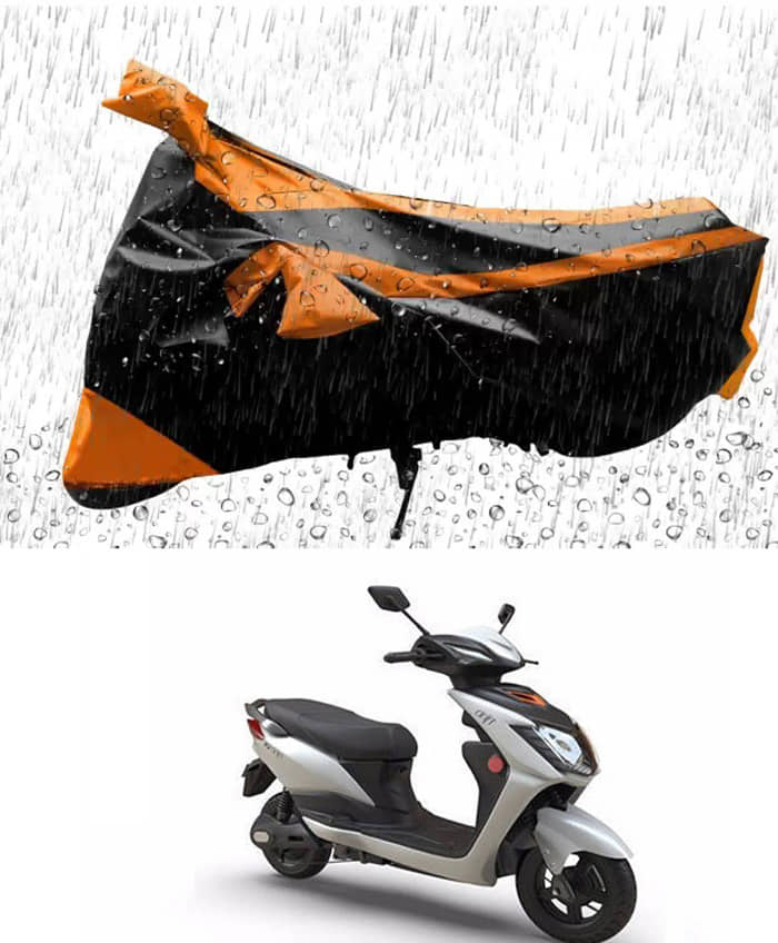 RONISH Bike Body Cover for All Brands Scooty ( Pack of 1 ) , Orange