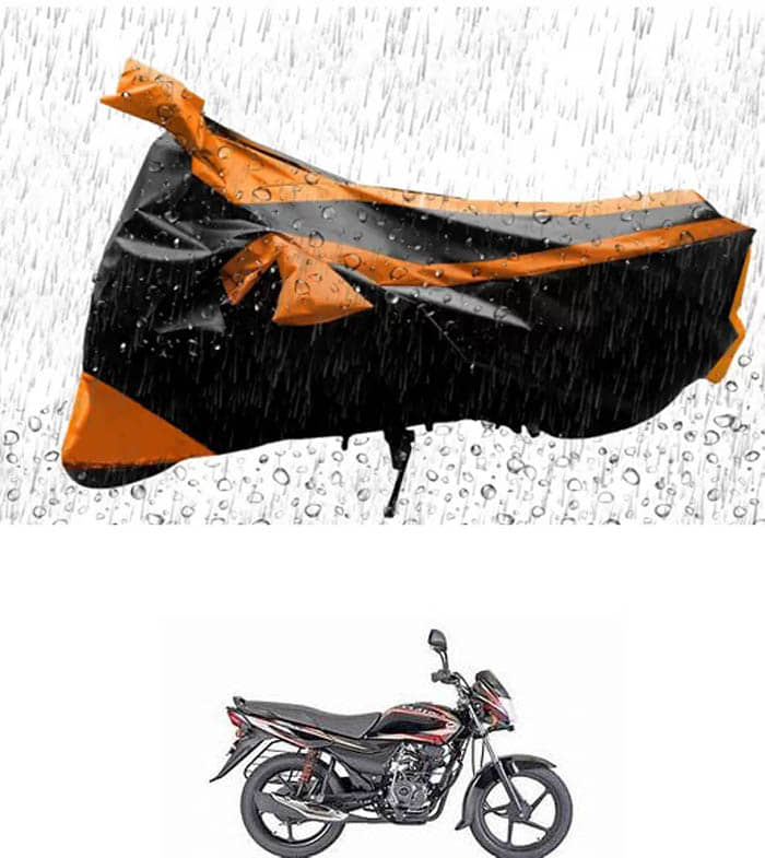 RONISH Bike Body Cover for Bajaj Platina ( Pack of 1 ) , Orange