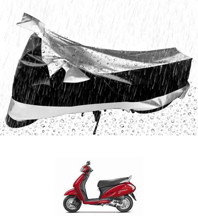 RONISH Bike Body Cover for Honda Activa i ( Pack of 1 ) , Silver RONISH Bike Body Cover for Honda Activa i ( Pack of 1 ) , Silver