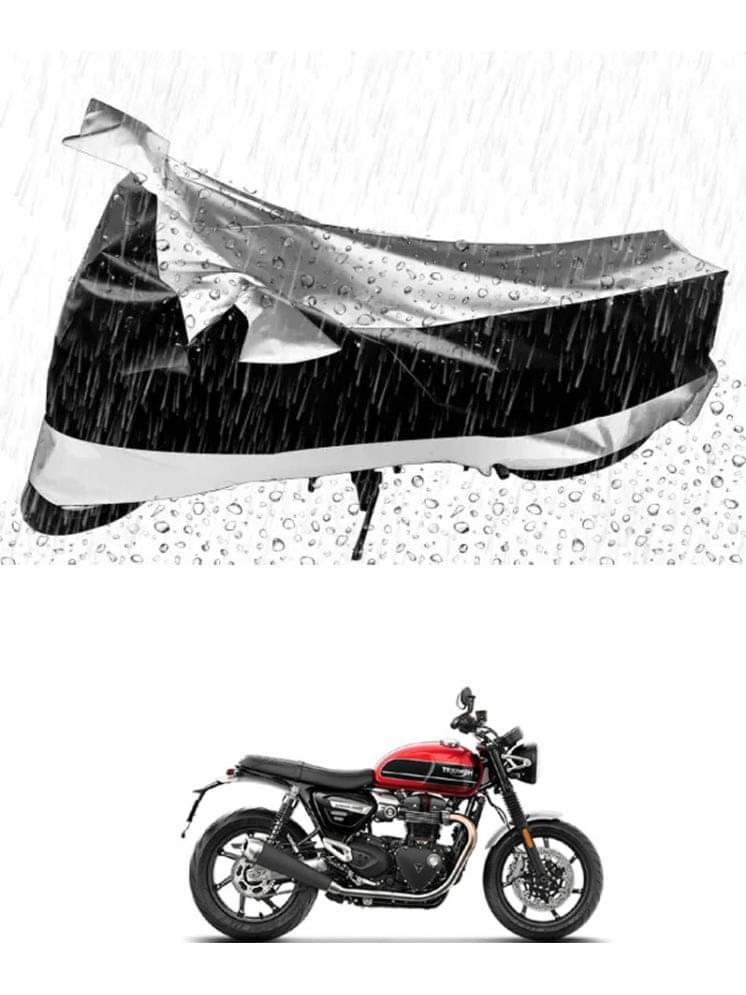     			RONISH Bike Body Cover for Triumph All Bike Models ( Pack of 1 ) , Silver