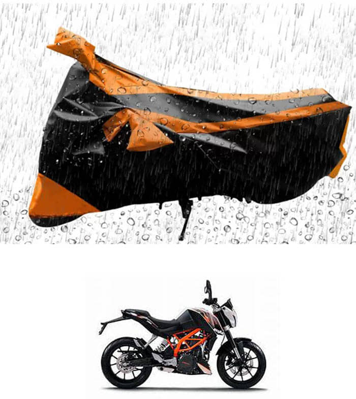 RONISH Bike Body Cover for KTM Duke 390 ( Pack of 1 ) , Orange