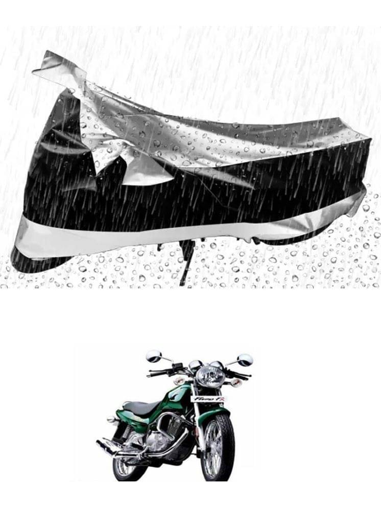 RONISH Bike Body Cover for TVS Fiero FX ( Pack of 1 ) , Silver RONISH Bike Body Cover for TVS Fiero FX ( Pack of 1 ) , Silver