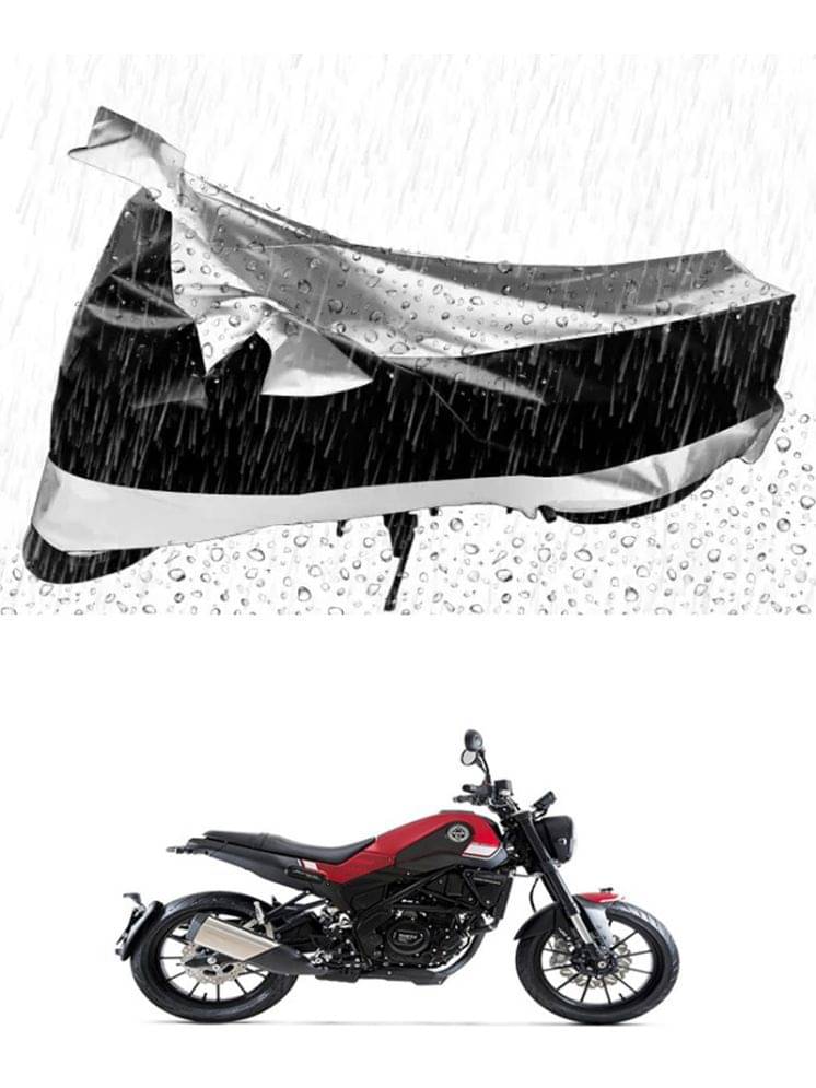     			RONISH Bike Body Cover for Benelli All Bike Models ( Pack of 1 ) , Silver