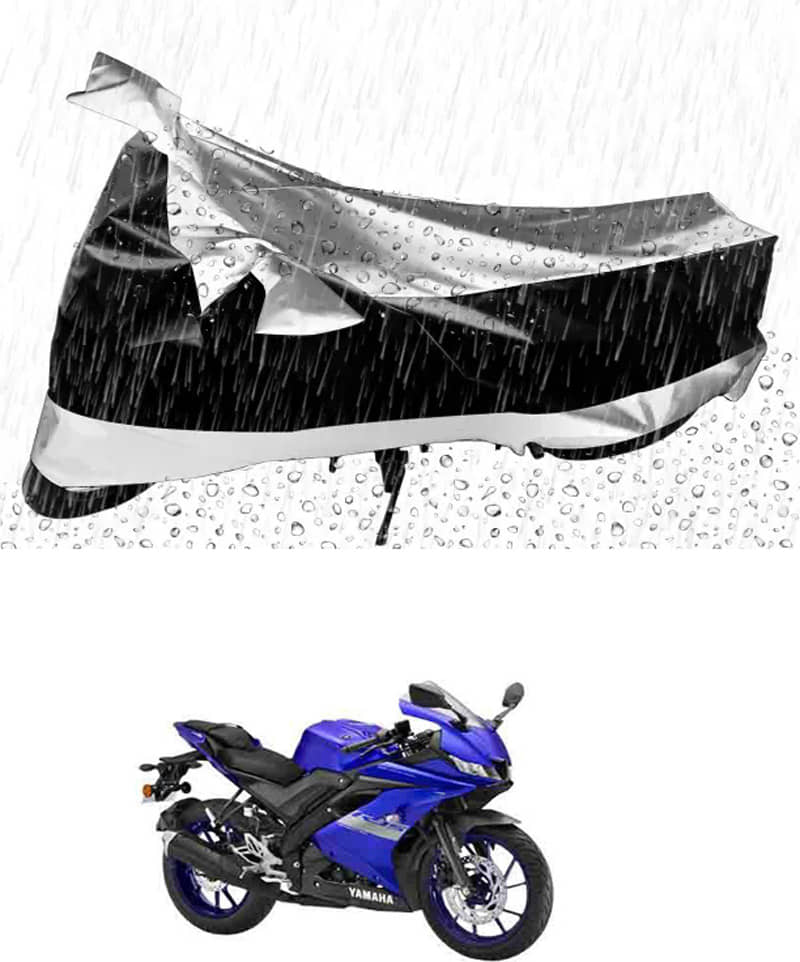 RONISH Bike Body Cover for Yamaha YZF R15 V3.0 ( Pack of 1 ) , Silver
