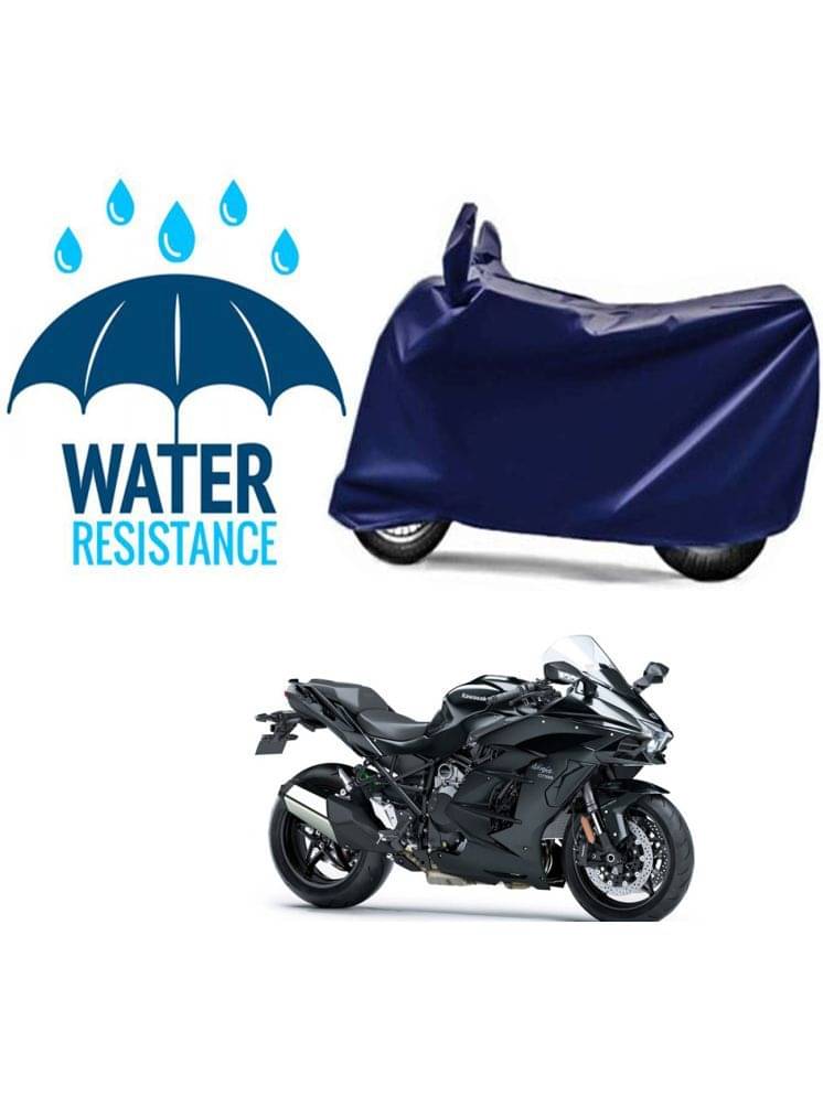 RONISH Bike Body Cover for Kawasaki Ninja H2 ( Pack of 1 ) , Blue RONISH Bike Body Cover for Kawasaki Ninja H2 ( Pack of 1 ) , Blue