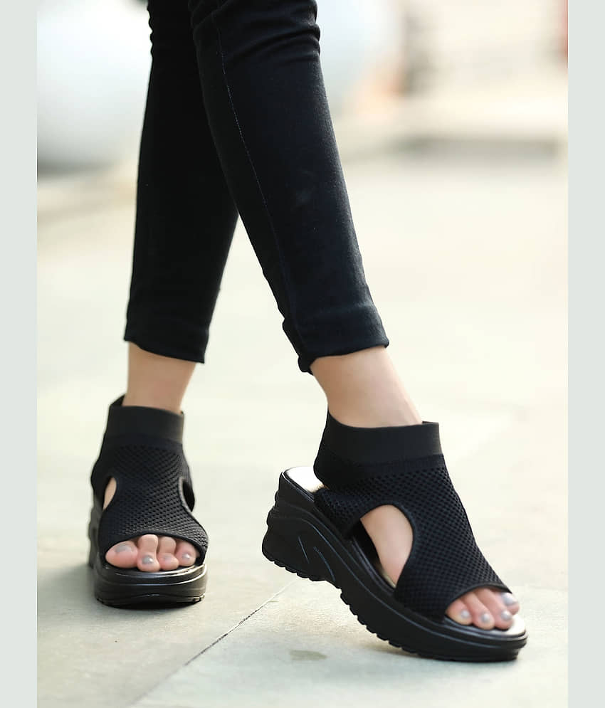 Shoetopia Black Women's Sandal Heels - Heels | Buy online on ZillyBuy