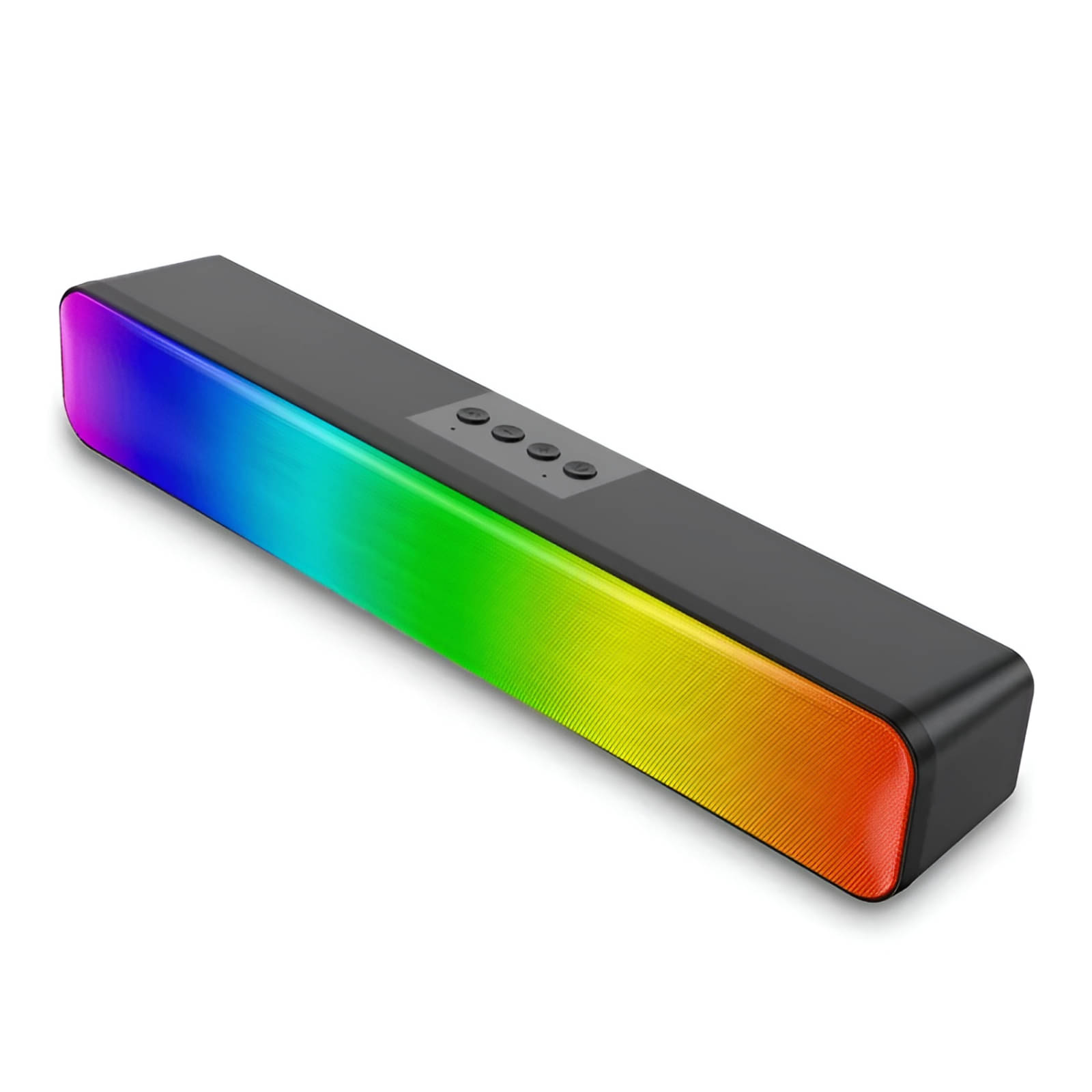     			VERONIC RGB SOUNDBAR 10 W Bluetooth Speaker Bluetooth V 5.1 with USB,SD card Slot,Aux Playback Time 10 hrs Assorted