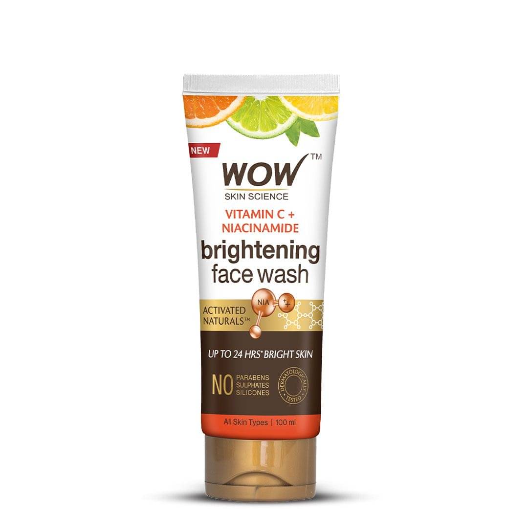     			WOW Skin Science Vitamin C Face Wash 100ml Tube