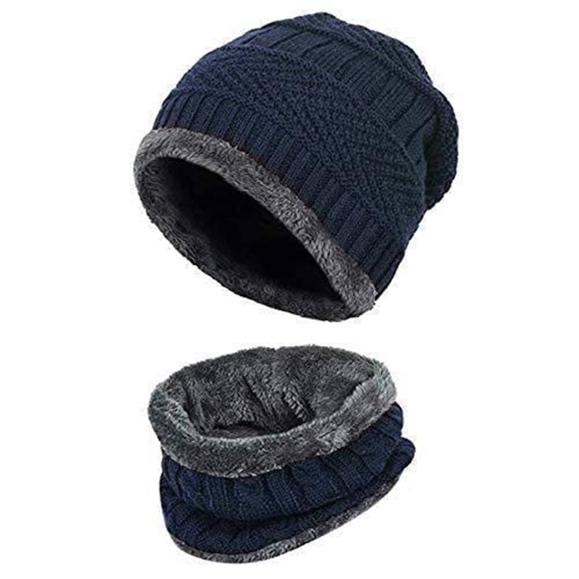 ATIPRIYA Blue Woollen Women's Cap ( Pack of 1 )     			ATIPRIYA Blue Woollen Women's Cap ( Pack of 1 )