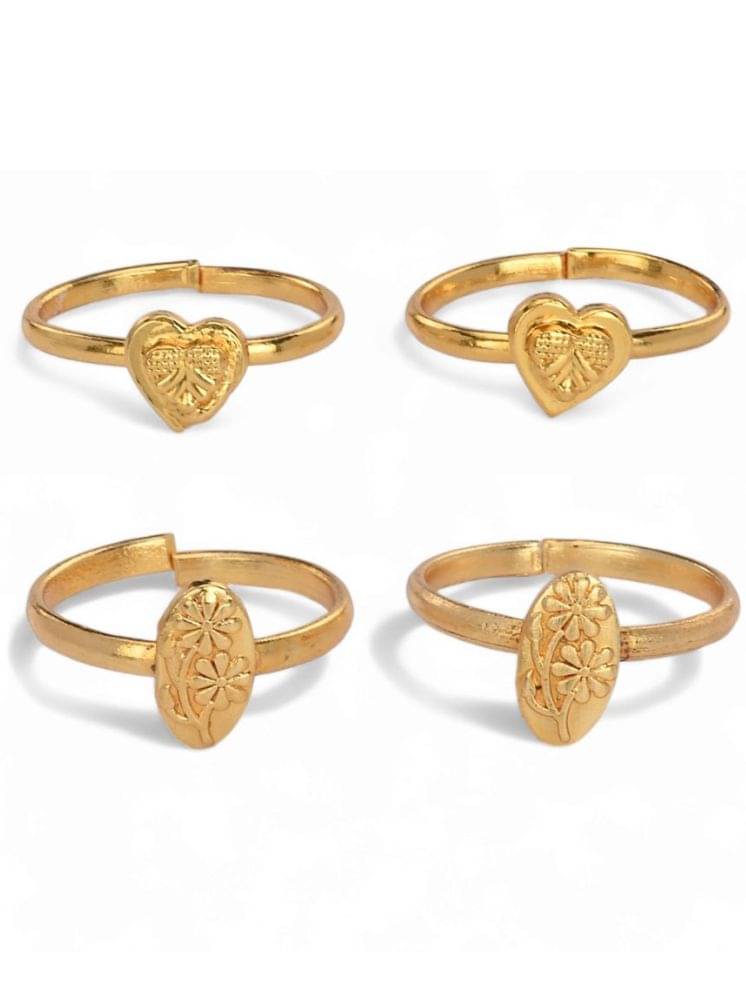 AanyaCentric Gold Toe Rings ( Pack of 2 ) AanyaCentric Gold Toe Rings ( Pack of 2 )