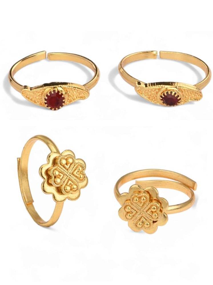 AanyaCentric Gold Toe Rings ( Pack of 2 ) AanyaCentric Gold Toe Rings ( Pack of 2 )