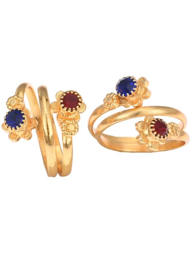 AanyaCentric Gold Toe Rings ( Pack of 1 ) AanyaCentric Gold Toe Rings ( Pack of 1 )