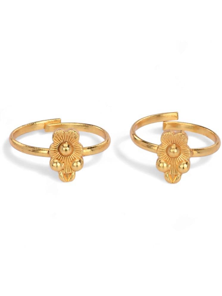 AanyaCentric Gold Toe Rings ( Pack of 1 ) - Anklets | Buy online on ZillyBuy