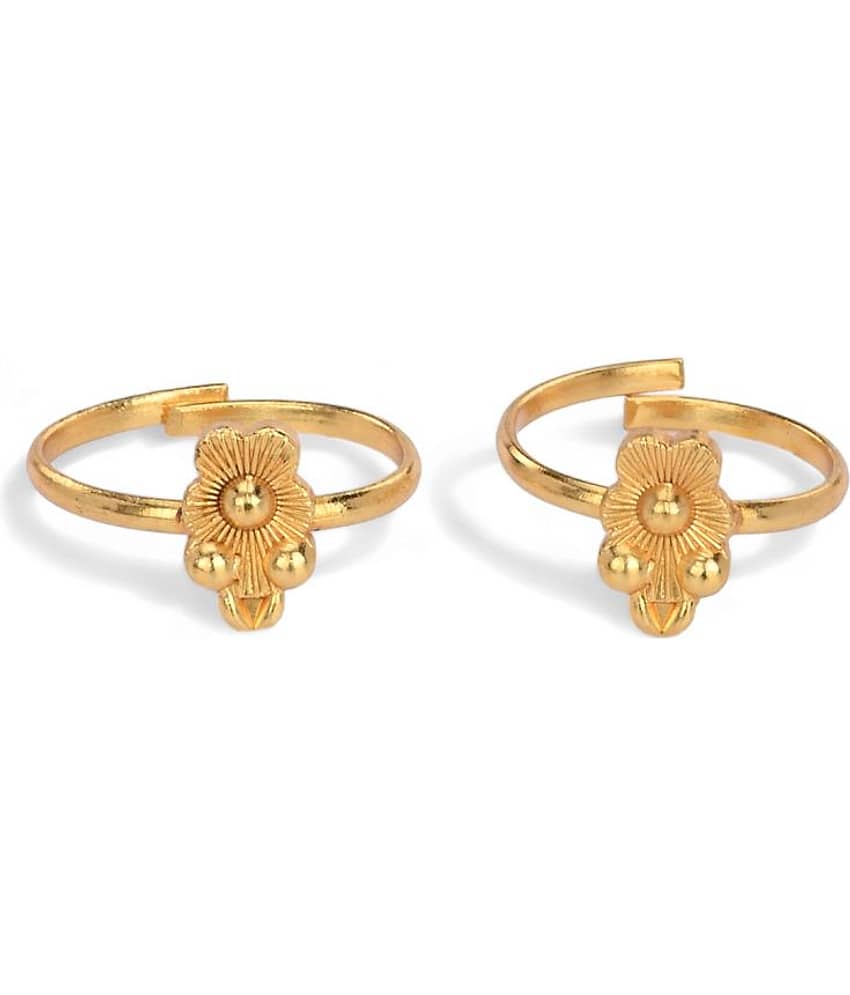 AanyaCentric Gold Toe Rings ( Pack of 1 ) - Anklets | Buy online on ZillyBuy