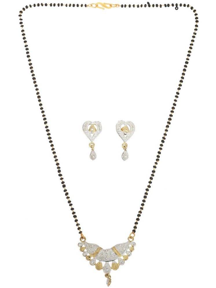 AanyaCentric Multi Color Mangalsutra Set ( Pack of 1 ) AanyaCentric Multi Color Mangalsutra Set ( Pack of 1 )