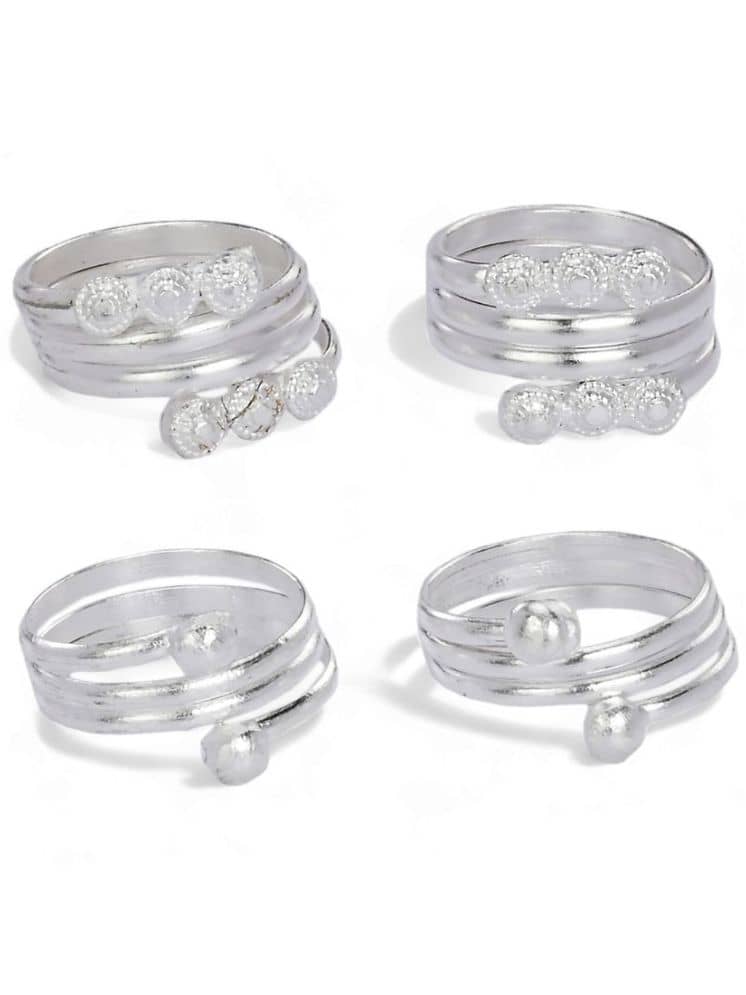 AanyaCentric Gold Toe Rings ( Pack of 2 ) - Anklets | Buy online on ZillyBuy