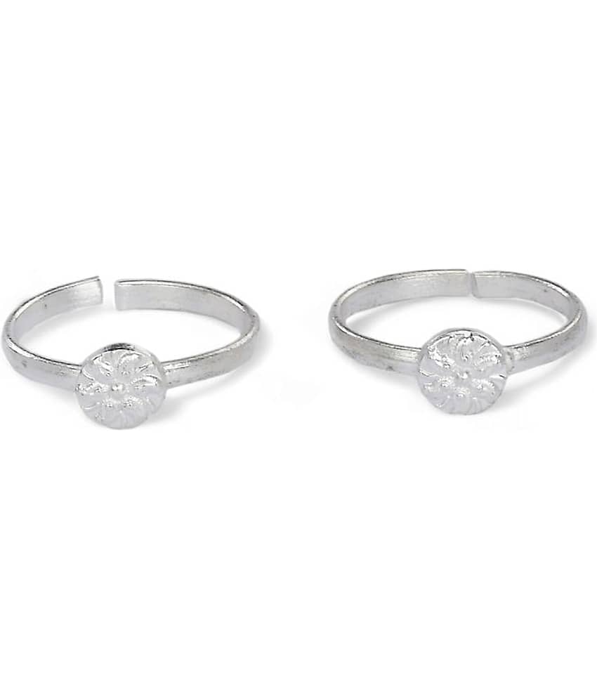 AanyaCentric Silver Toe Rings ( Pack of 1 ) - Anklets | Buy online on ZillyBuy