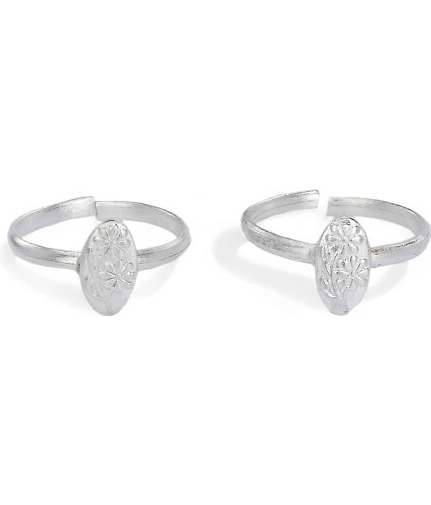 AanyaCentric Silver Toe Rings ( Pack of 1 ) - Anklets | Buy online on ZillyBuy