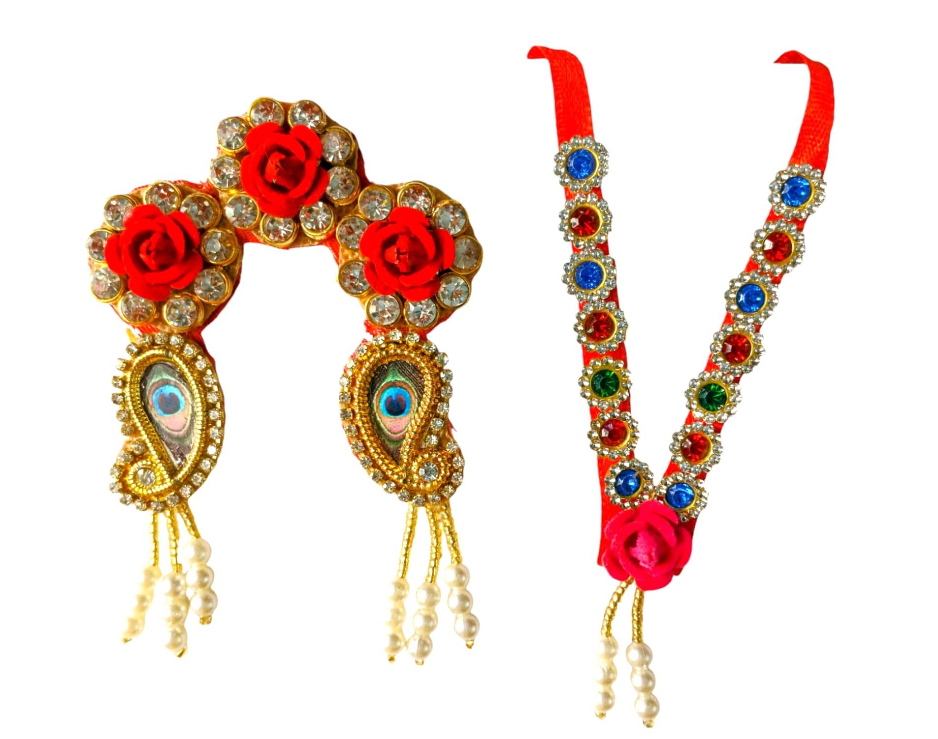     			Cherry Tree Durga Mata Multicolor Crystal Jewellery ( Pack of 1 )