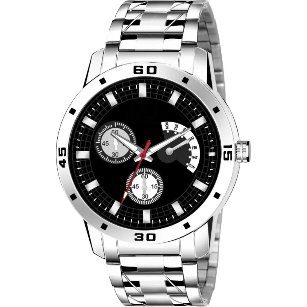     			DECLASSE Silver Metal Analog Men's Watch