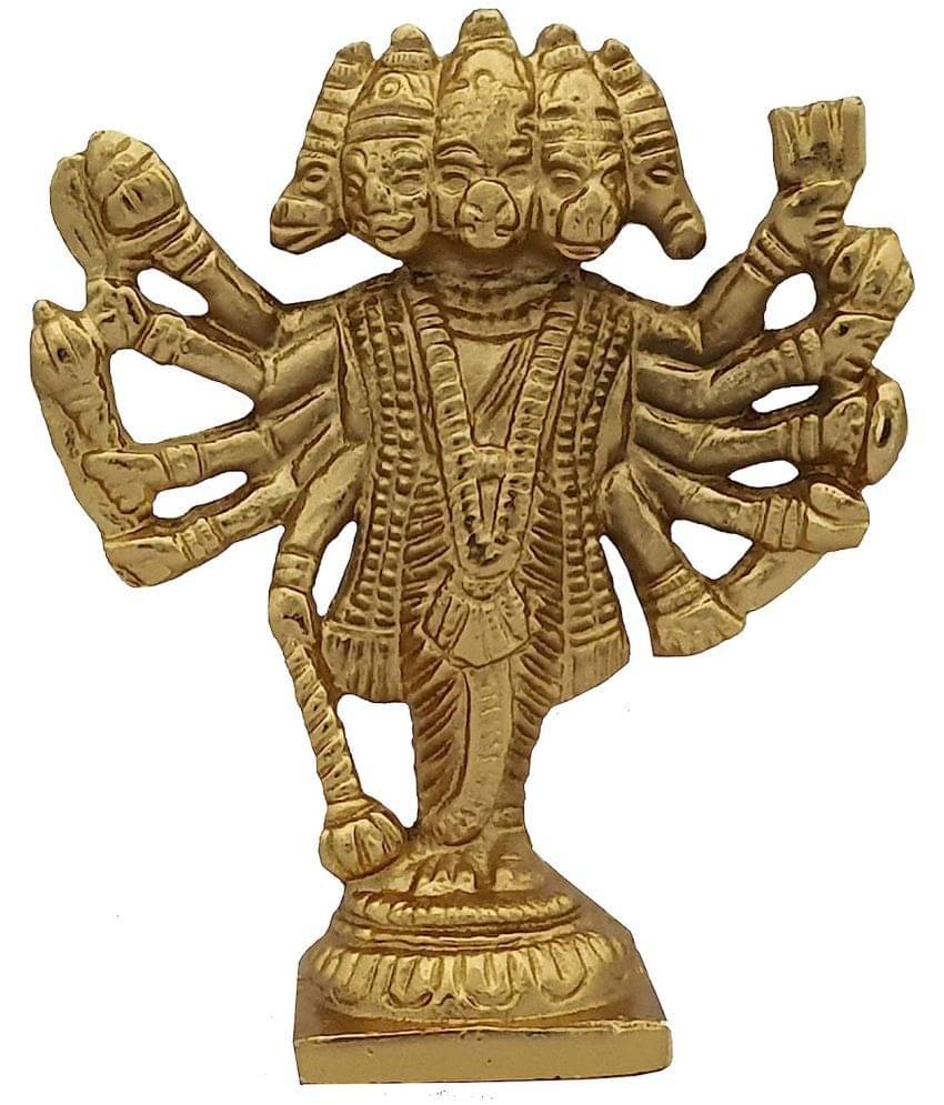 DvR ClicK Aluminium Punchmukhi hanuman Idol ( 8 cm ) DvR ClicK Aluminium Punchmukhi hanuman Idol ( 8 cm )