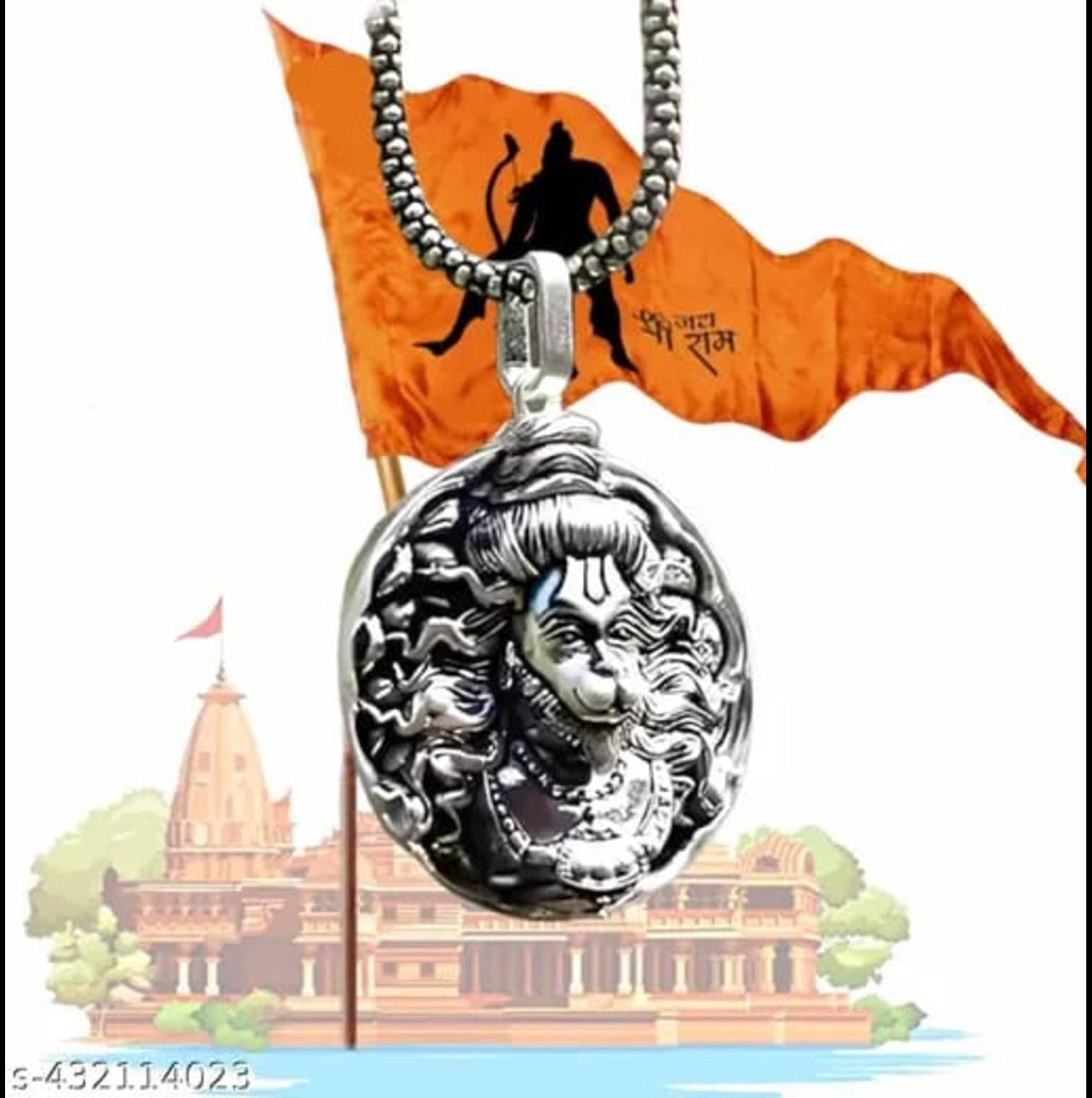     			DvR ClicK Religious Jewellery Hanuman Locket ( Pack of 1 )