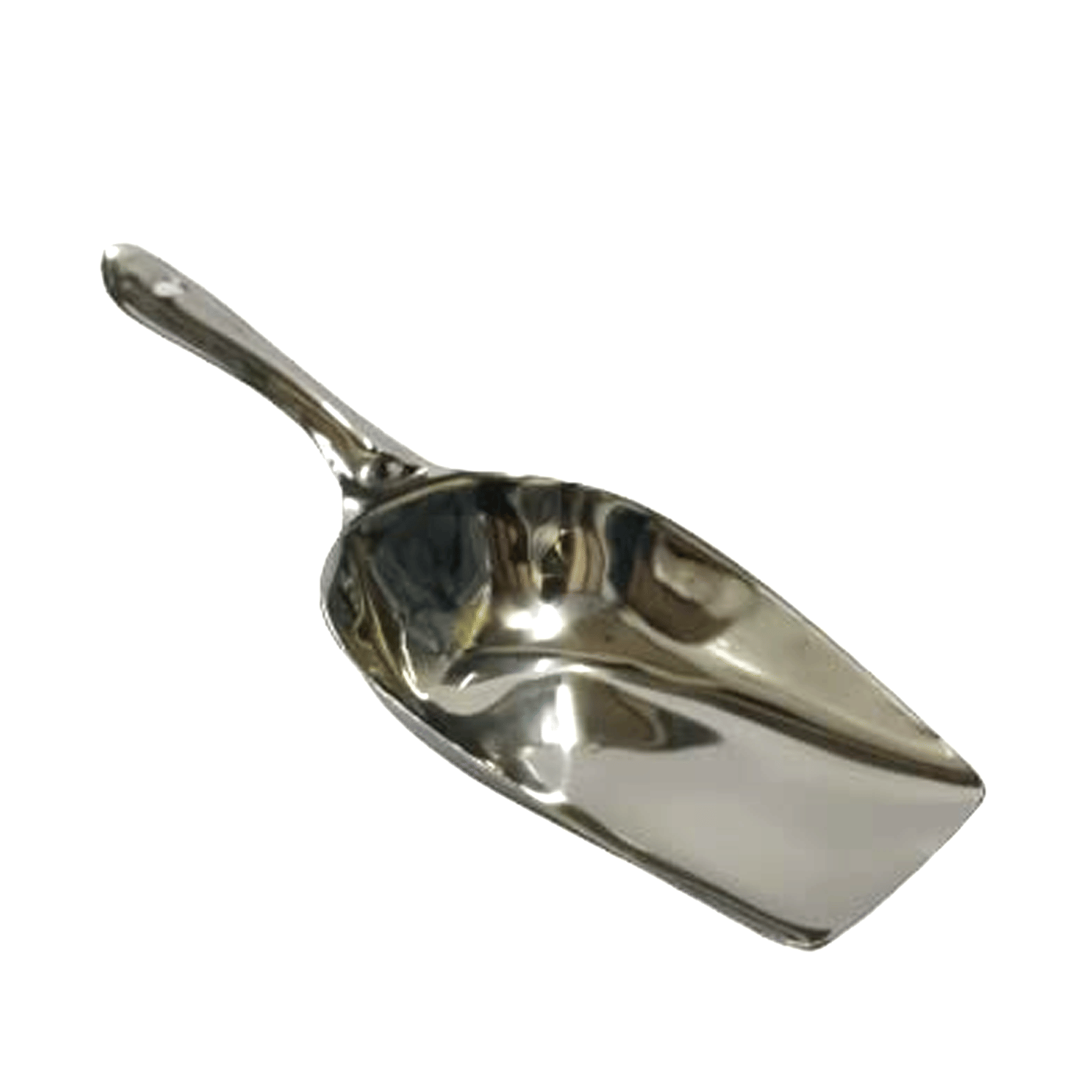     			Dynore Silver Stainless Steel 1 Atta Scoop ( Set of 1 )