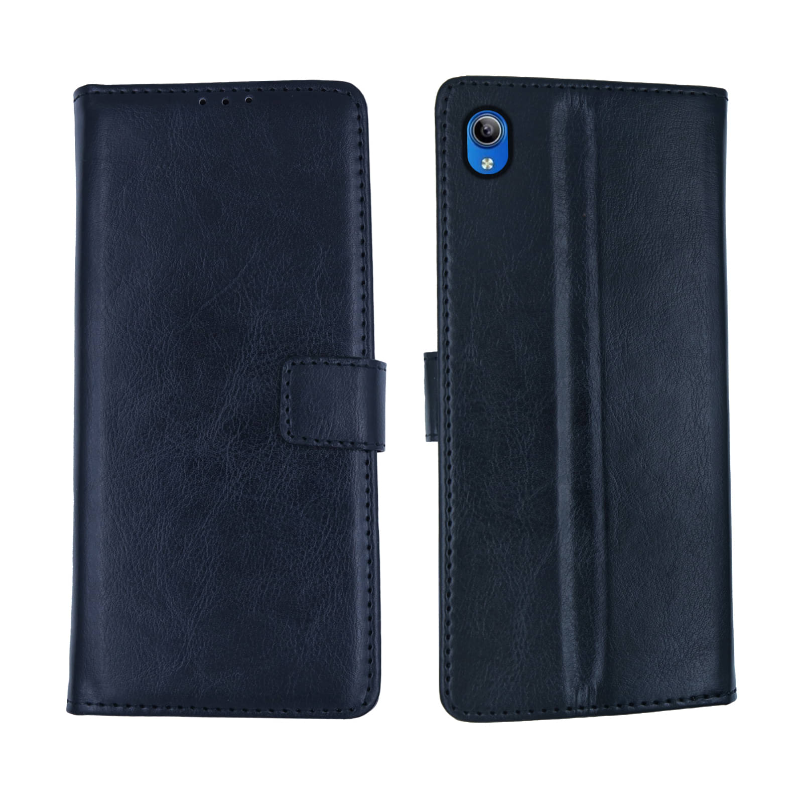     			ERAFLABBY Black Flip Cover Artificial Leather Compatible For Vivo Y91i ( Pack of 1 )