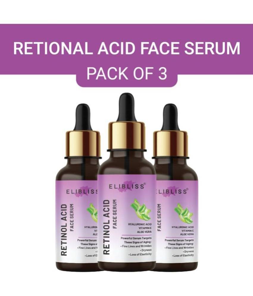 Elibliss Face Serum Aloe Vera Anti-Wrinkle For All Skin Type ( Pack of 3 ) Elibliss Face Serum Aloe Vera Anti-Wrinkle For All Skin Type ( Pack of 3 )