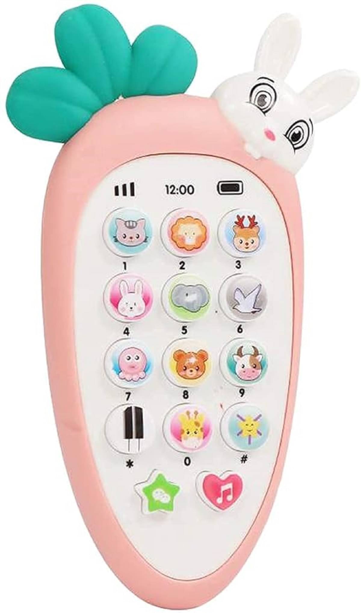     			FEDIFU Kimi Rabbit Phone Cordless Mobile Phone Toys for Kids Phone Small Phone Toy Musical Toys for Kids Smart Light