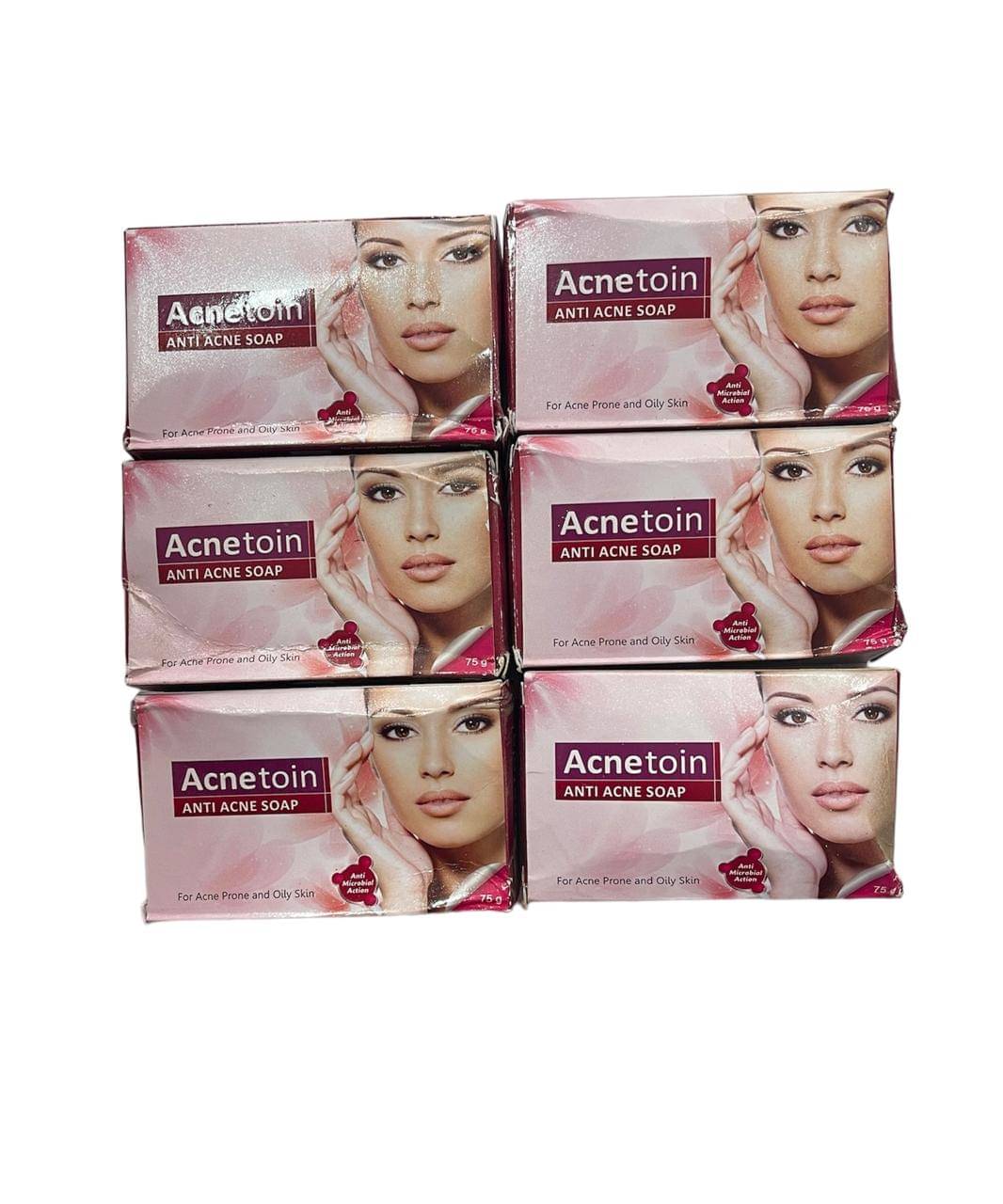     			Acnetoin Anti Acne Soap , 75 Gm each ( Pack Of 6)