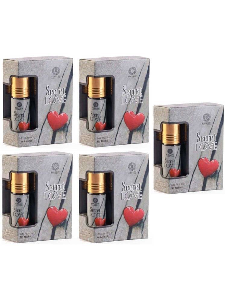     			Girnar Rose Non- Alcoholic Below 50ml Attar ( Pack of 5 )